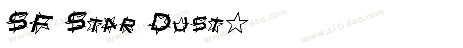 SF Star Dust字体转换